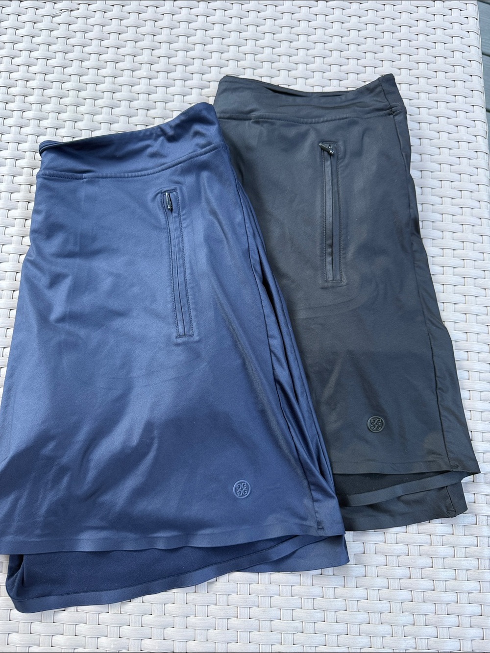 G/FORE Skort Bundle Navy Blue Black Effortless Golf Skirts Medium